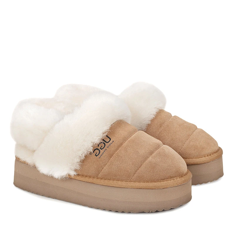 Premium Fluffy Platform Ugg Scuff 6 Premium Fluffy Platform Ugg Scuff - Image 4