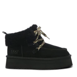 UGG Premium Fluffy-Lace Platform Boots -Chic Clothing Store B1 49f29e79 933e 43d9 ac2b 9304ea1283f1