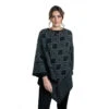 Premium Possum And Merino Wool - Diamond Poncho -Chic Clothing Store Black Grey acbe859d dc40 4ca8 b19d 68e9323c8270