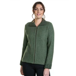 Premium Possum And Merino Wool - Two Tone Trim Jacket