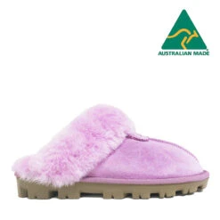 Jumbo UGG Carolina Ladies Scuff - Australian Made 7 Jumbo UGG Carolina Ladies Scuff - Australian Made -Chic Clothing Store Pink