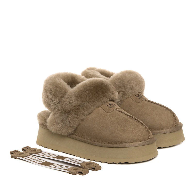UGG Premium Detachable Fluffy Platform Scuff 16 UGG Premium Detachable Fluffy Platform Scuff - Image 14