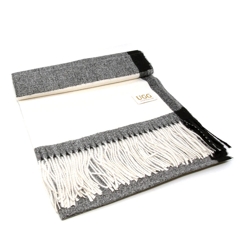 Two Tone Premium Wool Scarf 8 Two Tone Premium Wool Scarf - Image 6