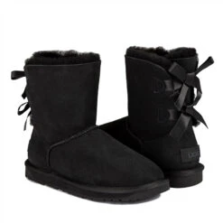 UGG Short Double Back Bow Boots -Chic Clothing Store b4 a9a1a4b3 b8f8 44b1 9aa1 6f8ee979770d