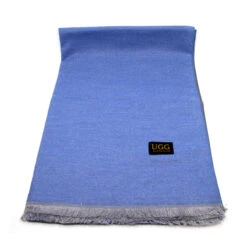 UGG Premium Wool Scarf -Chic Clothing Store blue scarf