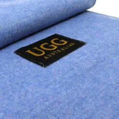 UGG Premium Wool Scarf -Chic Clothing Store blue scarf2
