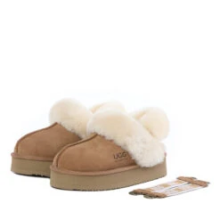 UGG Fluffy Strappy Platform Scuff -Chic Clothing Store c4 40261cc6 9a8a 425e b6a4 39c2c569ab93