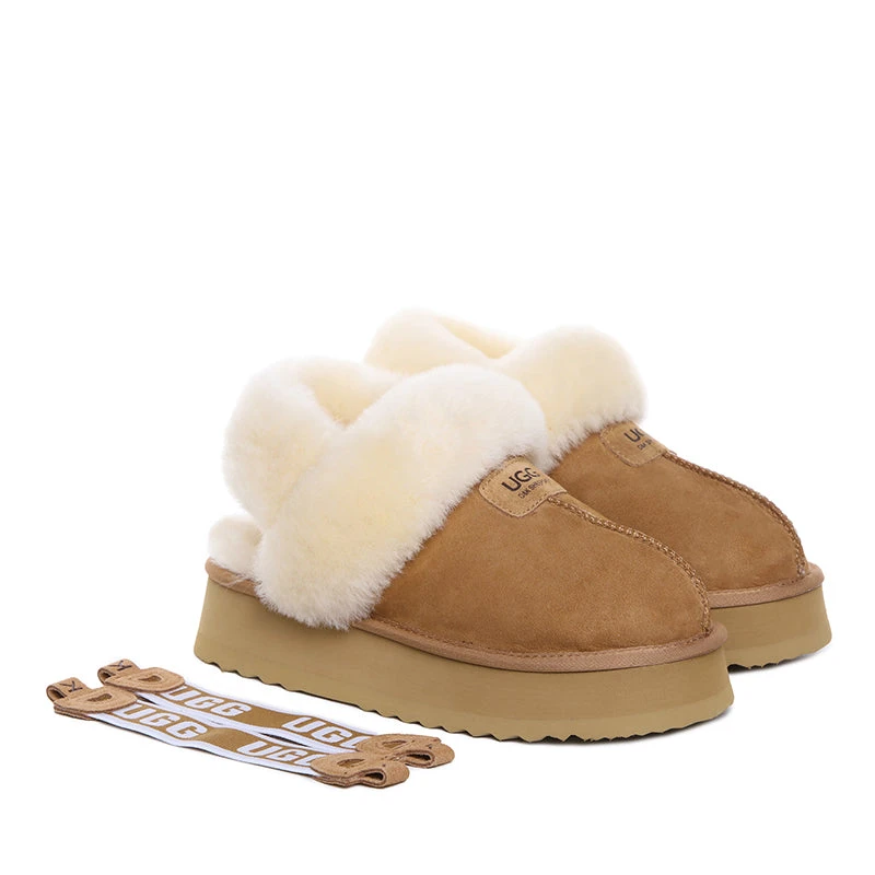 UGG Premium Detachable Fluffy Platform Scuff 6 UGG Premium Detachable Fluffy Platform Scuff - Image 4