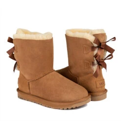 UGG Short Double Back Bow Boots -Chic Clothing Store c4 7124732f 977d 41cb 810e 6ef20d333b47