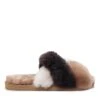 Calico Sheepskin Flufffy Slide -Chic Clothing Store calico sheepskin flufffy slide 317455