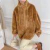 Camille Sheepskin Teddy Jacket 1 Camille Sheepskin Teddy Jacket -Chic Clothing Store camille sheepskin teddy jacket 789830