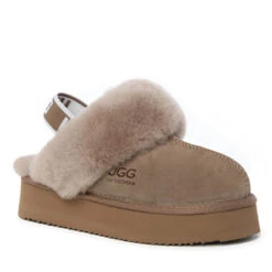 UGG Banded Platform Scuff -Chic Clothing Store cb3 66c022eb 109f 474b 9e38 9b17b4264187
