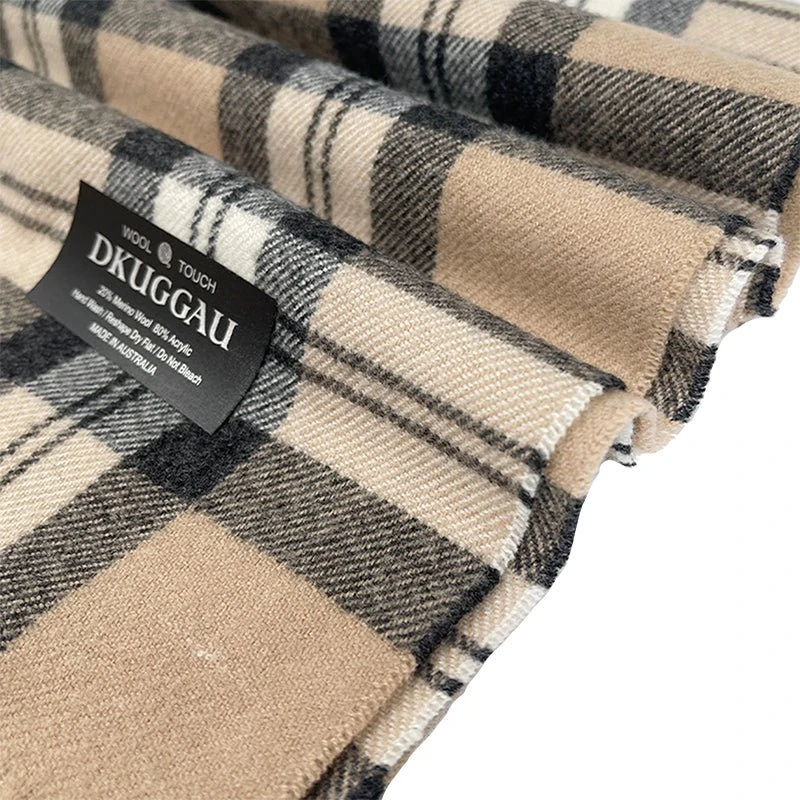 Check Wool Scarf 4 Check Wool Scarf - Image 2