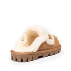 UGG Kids Logo Detachable Scuff -Chic Clothing Store chestnut 03