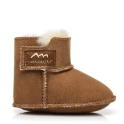 Isla Sheepskin Baby Boots -Chic Clothing Store chestnut 1 9137f518 4e2a 4540 8ced 59544dea9062