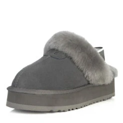 UGG Fluffy Strappy Scuff -Chic Clothing Store g2 45030888 6d5a 46af a19f 0e210f549799