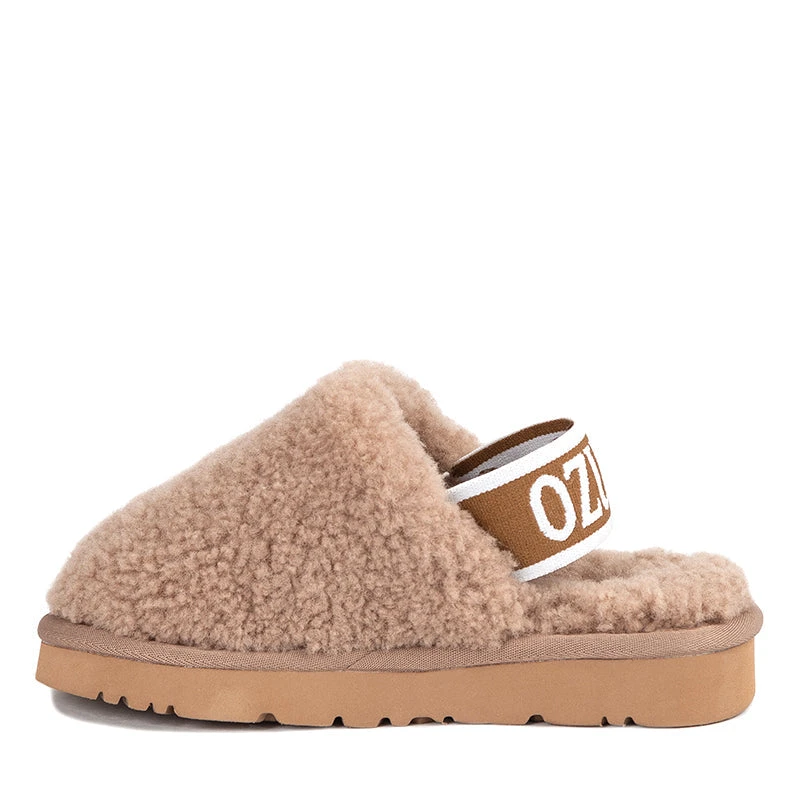 UGG Kids Strap Fluffy Scuff 4 UGG Kids Strap Fluffy Scuff - Image 2