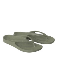 Khaki Arch Support Orthotic Unisex Thongs -Chic Clothing Store khaki arch support orthotic unisex thongs 407176