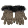 Premium Possum And Merino Wool - Fur Trim Gloves -Chic Clothing Store m