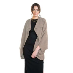 Premium Possum And Merino Wool - Moss Stitch Shrug 36 Premium Possum And Merino Wool - Moss Stitch Shrug -Chic Clothing Store mc