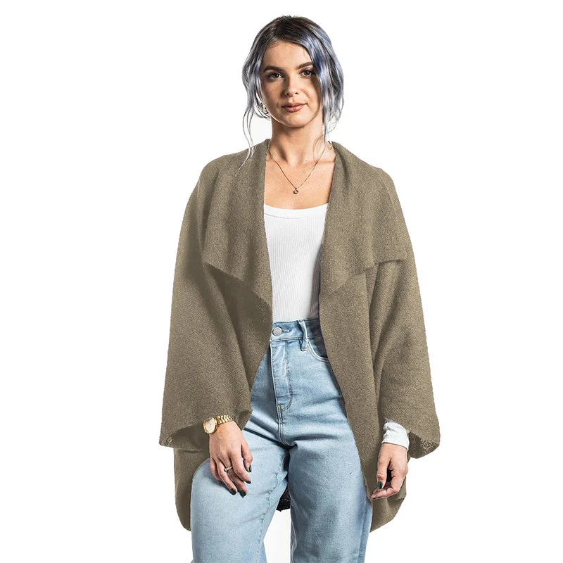 Premium Possum And Merino Wool - Moss Stitch Shrug 16 Premium Possum And Merino Wool - Moss Stitch Shrug - Image 14