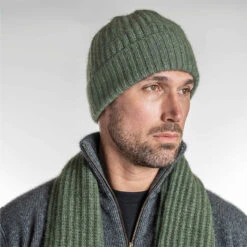 Premium Possum And Merino Wool-Ribbed Beanie