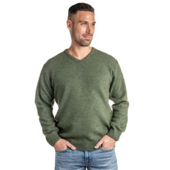 Premium Possum And Merino Wool V-neck Jumper -Chic Clothing Store moss ef04bd68 98da 47b2 bfc1 c0834866ae7d