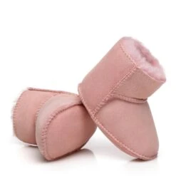 Isla Sheepskin Baby Boots -Chic Clothing Store pink 6 8d4b75b6 32e4 4d18 b778 7acfa6615bce