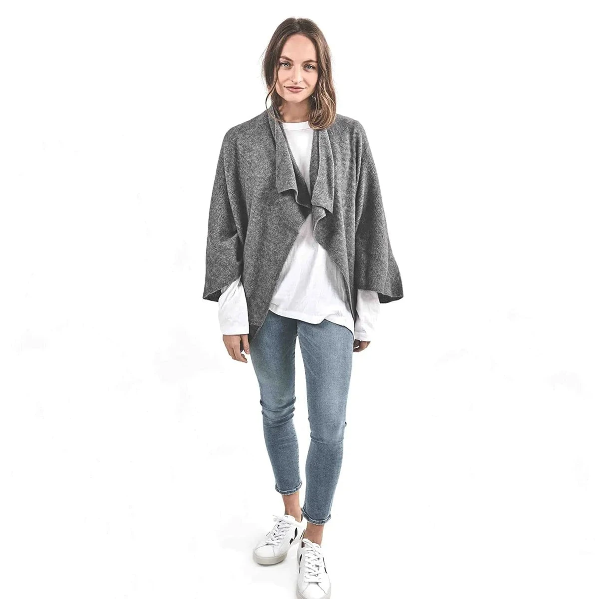 Premium Possum And Merino Wool - Moss Stitch Shrug 7 Premium Possum And Merino Wool - Moss Stitch Shrug - Image 5