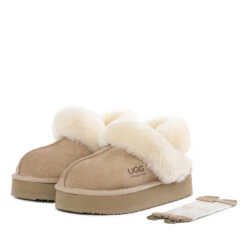 UGG Fluffy Strappy Platform Scuff -Chic Clothing Store s4 b20a9c55 d203 407a ac6e cc9b2e3df946
