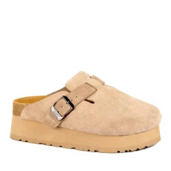 UGG Valentina Platform Suede Leather 17 UGG Valentina Platform Suede Leather -Chic Clothing Store taupe02