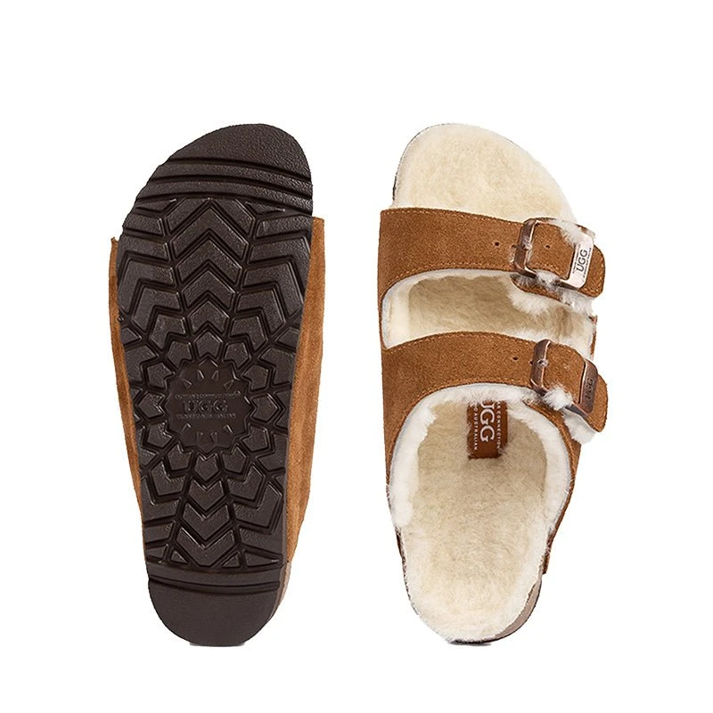 UGG Collins Shearling Buckled Sandals 12 UGG Collins Shearling Buckled Sandals - Image 10