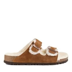 UGG Collins Shearling Buckled Sandals 17 UGG Collins Shearling Buckled Sandals -Chic Clothing Store ugg collins shearling buckled sandals 568079