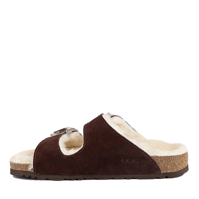 UGG Collins Shearling Buckled Sandals 4 UGG Collins Shearling Buckled Sandals - Image 2