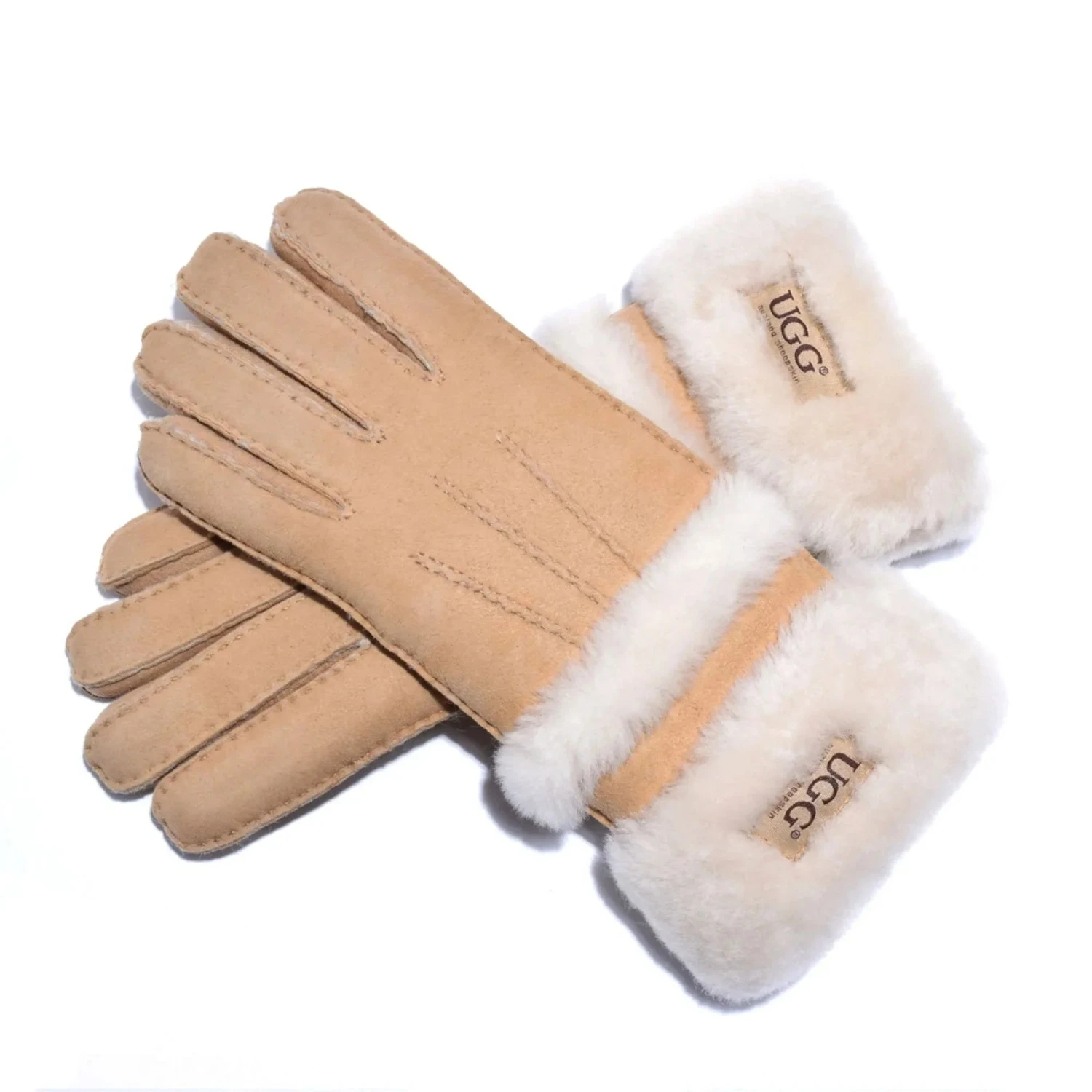 UGG Double Cuff Sheepskin Gloves 3 UGG Double Cuff Sheepskin Gloves
