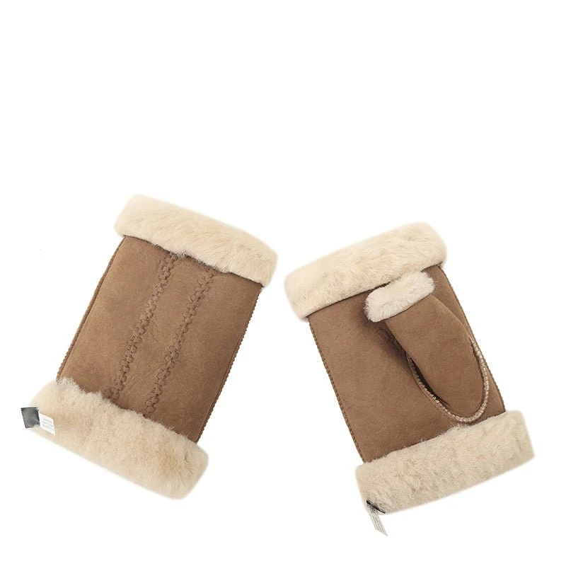 UGG Fluffy Fingerless Wool Mittens 4 UGG Fluffy Fingerless Wool Mittens - Image 2