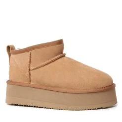 UGG Platinum Mini Suede Platform Boots -Chic Clothing Store ugg platinum mini suede platform boots 267788