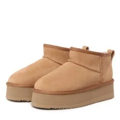 UGG Platinum Mini Suede Platform Boots -Chic Clothing Store ugg platinum mini suede platform boots 683641
