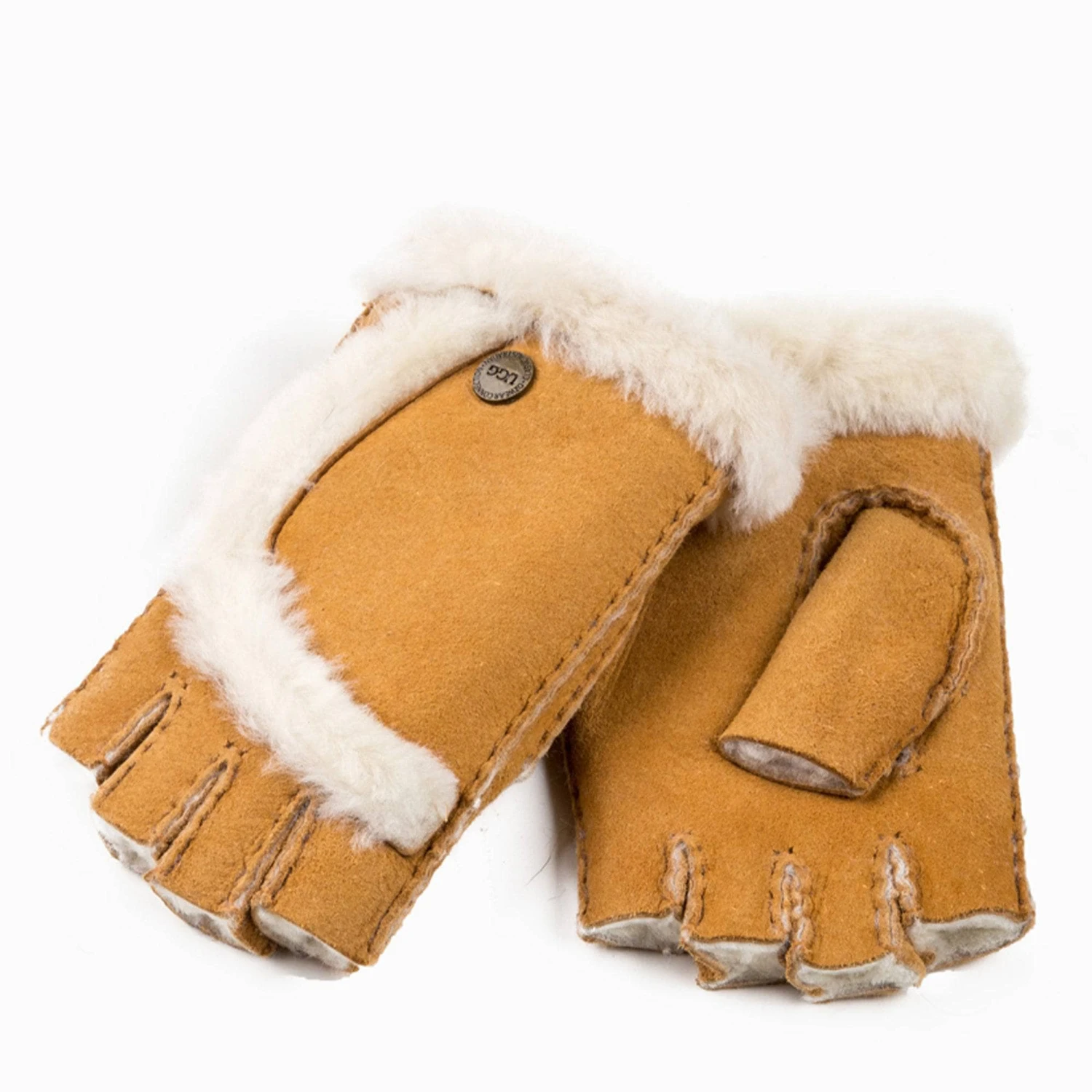 UGG Premium Fingerless Sheepskin Gloves 3 UGG Premium Fingerless Sheepskin Gloves