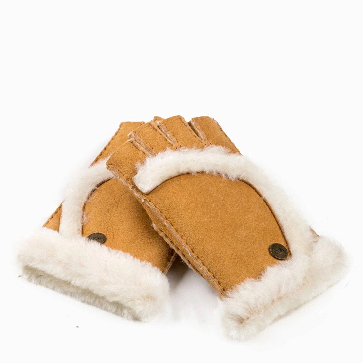 UGG Premium Fingerless Sheepskin Gloves 4 UGG Premium Fingerless Sheepskin Gloves - Image 2