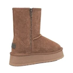 Premium Short Zip Platform Ugg Boots -Chic Clothing Store ugg premium short zip platform boot 152552