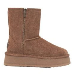 Premium Short Zip Platform Ugg Boots -Chic Clothing Store ugg premium short zip platform boot 835884