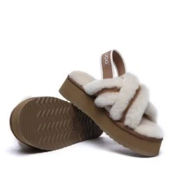 UGG Sayuri Platform Cross Slides -Chic Clothing Store ugg sayuri platform cross slides 458652