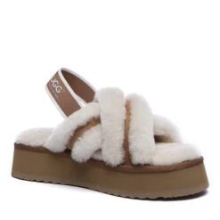 UGG Sayuri Platform Cross Slides -Chic Clothing Store ugg sayuri platform cross slides 611493