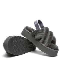 UGG Sayuri Platform Cross Slides -Chic Clothing Store ugg sayuri platform cross slides 853602