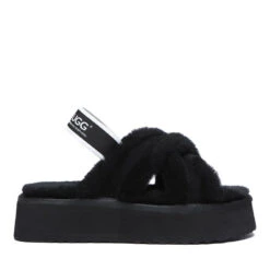 UGG Sayuri Platform Cross Slides -Chic Clothing Store ugg sayuri platform cross slides 915067