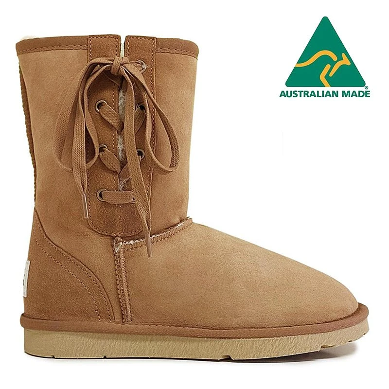 Jumbo UGG Short Lace Up Boots - Made In Australia 3 Jumbo UGG Short Lace Up Boots - Made In Australia